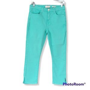 JEN 7 By 7 For All Mankind Seafoam Capri Jeans